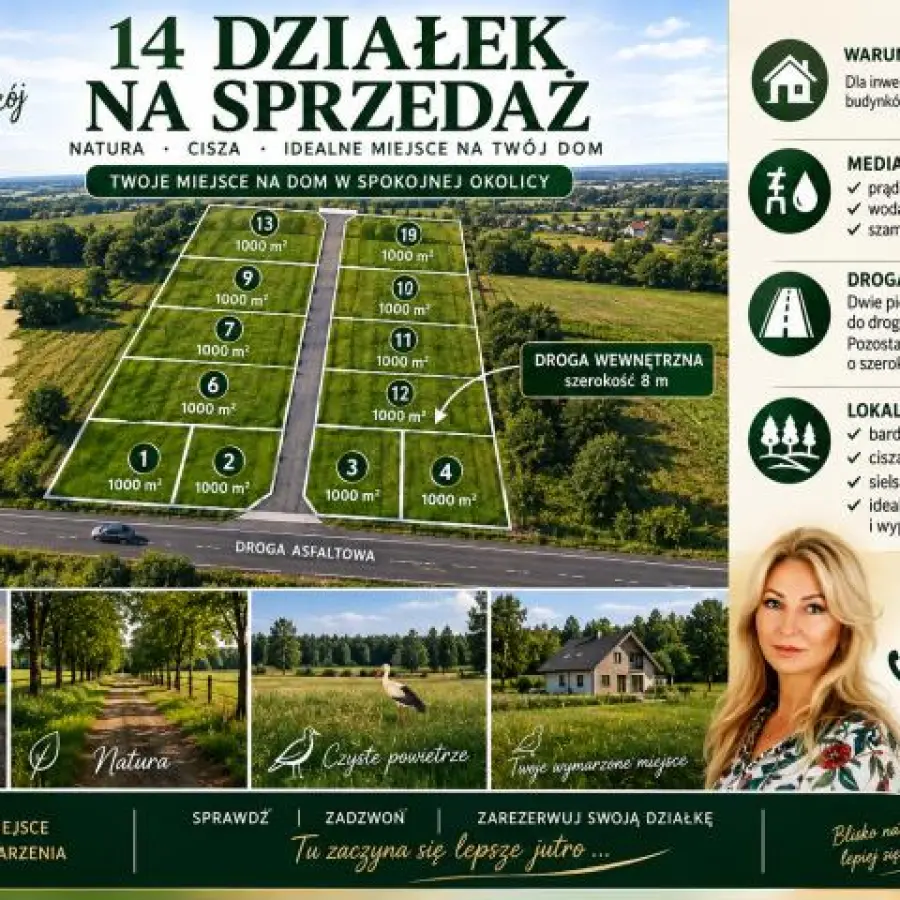 mazowieckie, wołomiński, Strachówka, Krawcowizna, sprzedaż 10 atrakcyjnych działek budowlanych