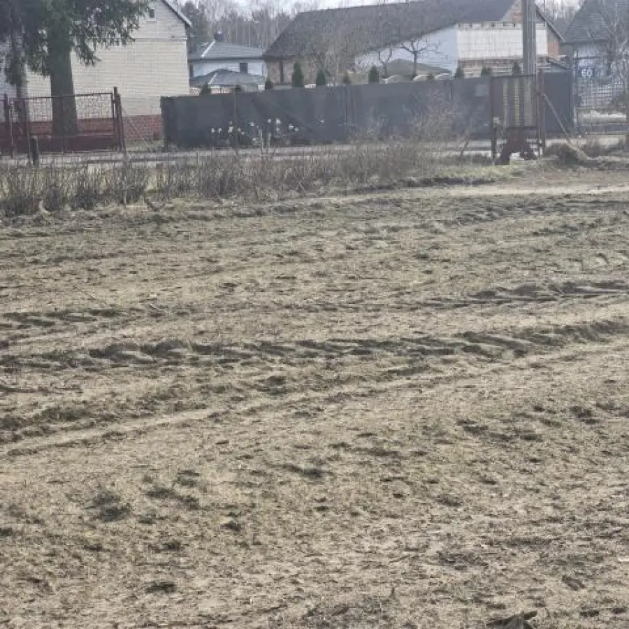 mazowieckie, wołomiński, Klembów, Ostrówek, ks. Piotra Sgargi, Działka budowlana z projektem domu